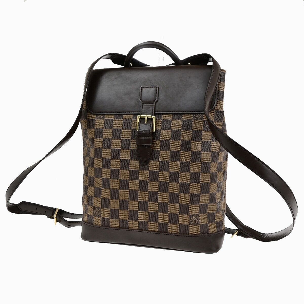 Louis Vuitton Logo Soho Backpack Bag