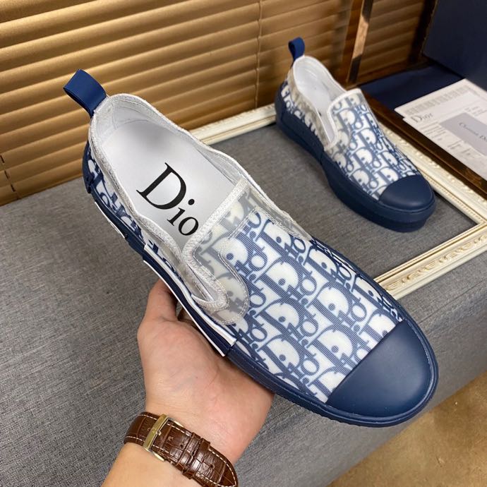 Christian Dior B23 Slip Blue LOW-TOP SNEAKER