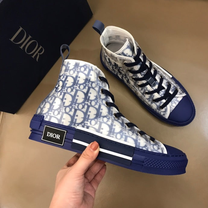 Christian Dior B23 Blue HIGH-TOP SNEAKER