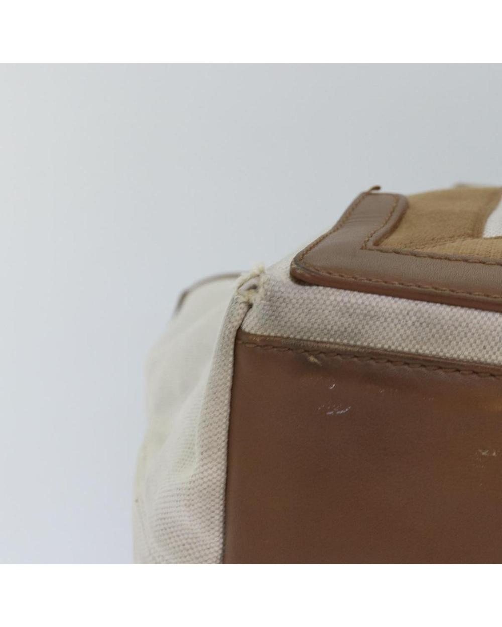 Beige Canvas Balenciaga Cabas