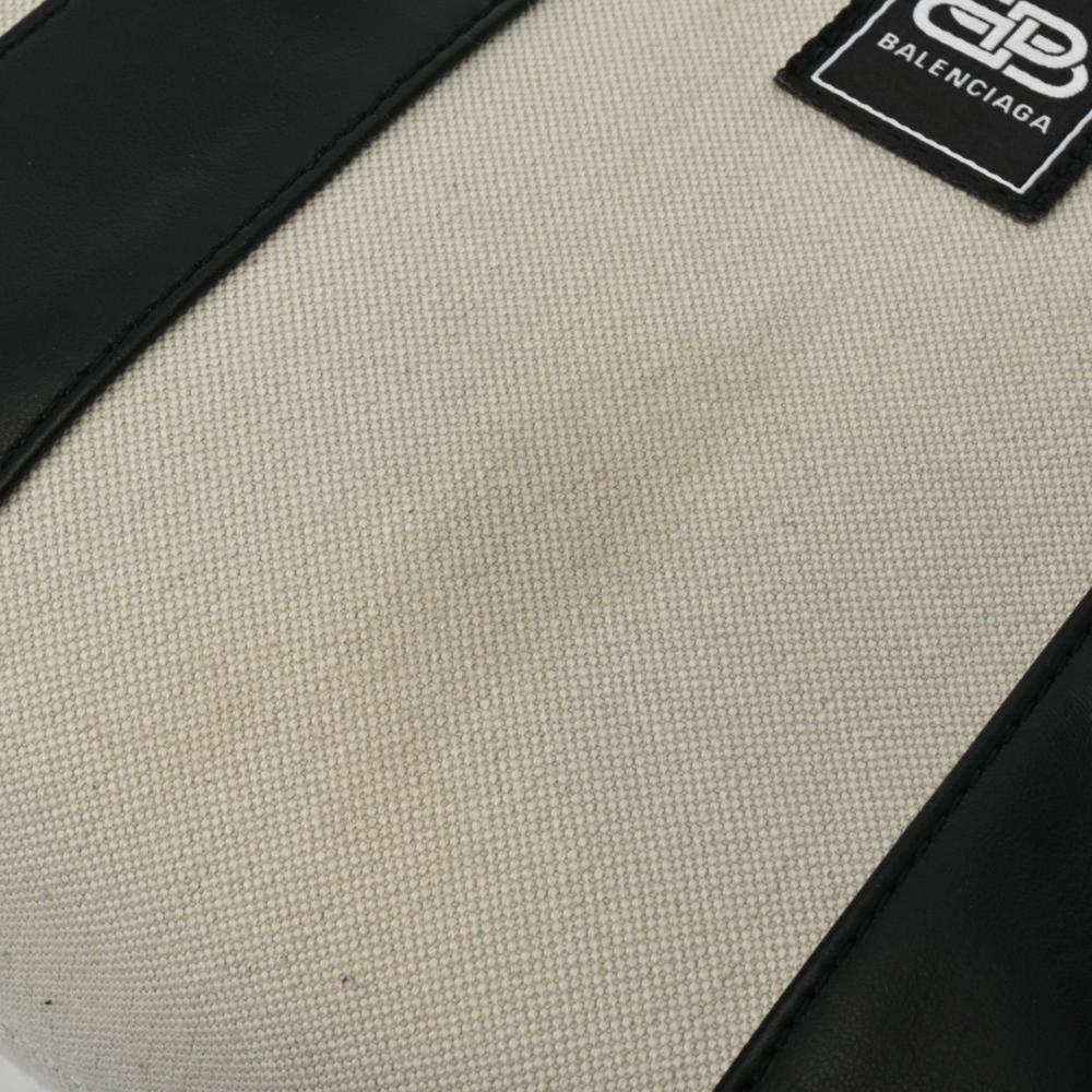 Beige Canvas Balenciaga Tote