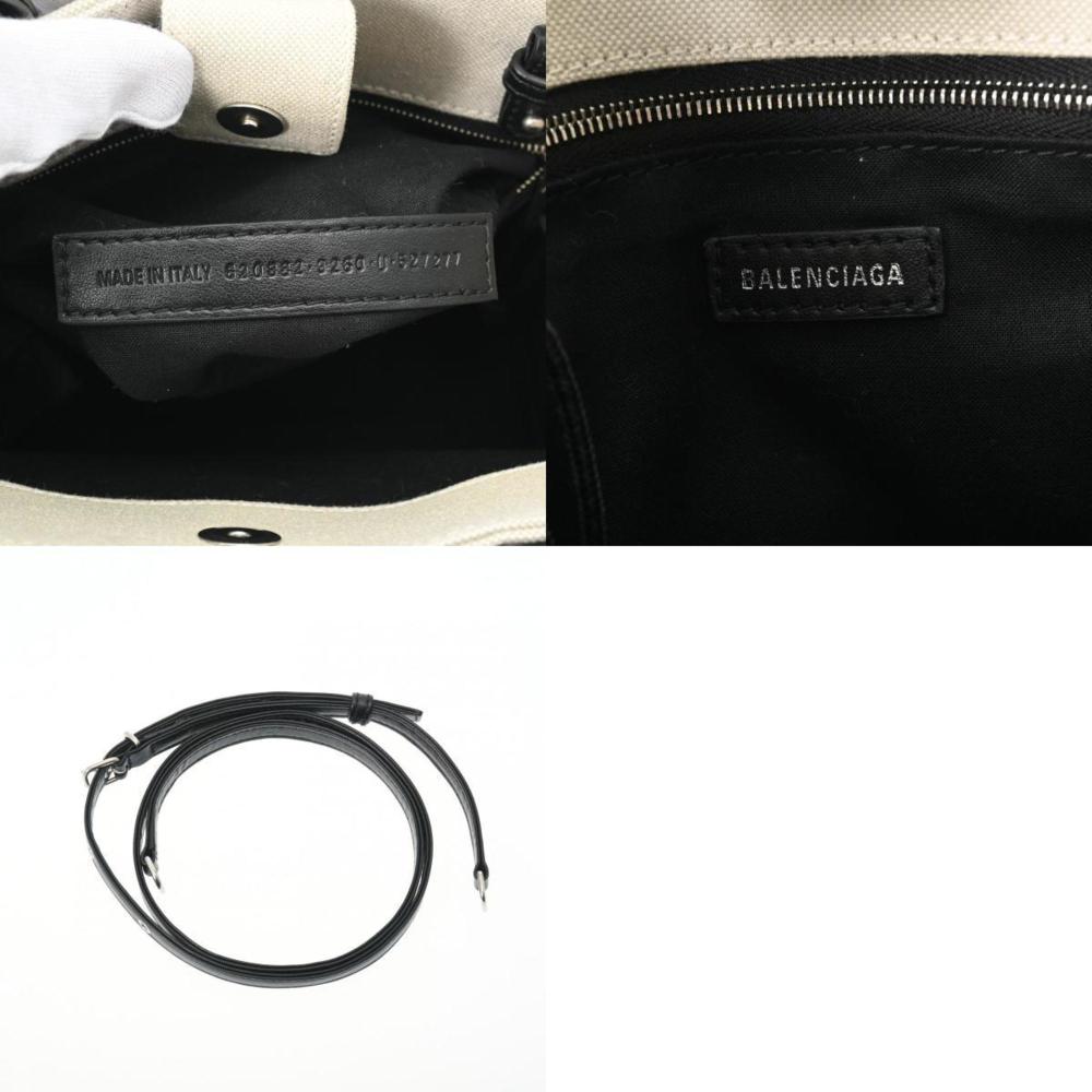 Beige Canvas Balenciaga Tote