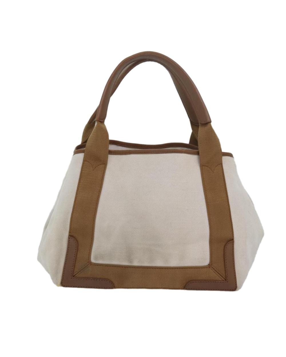 Beige Canvas Balenciaga Cabas