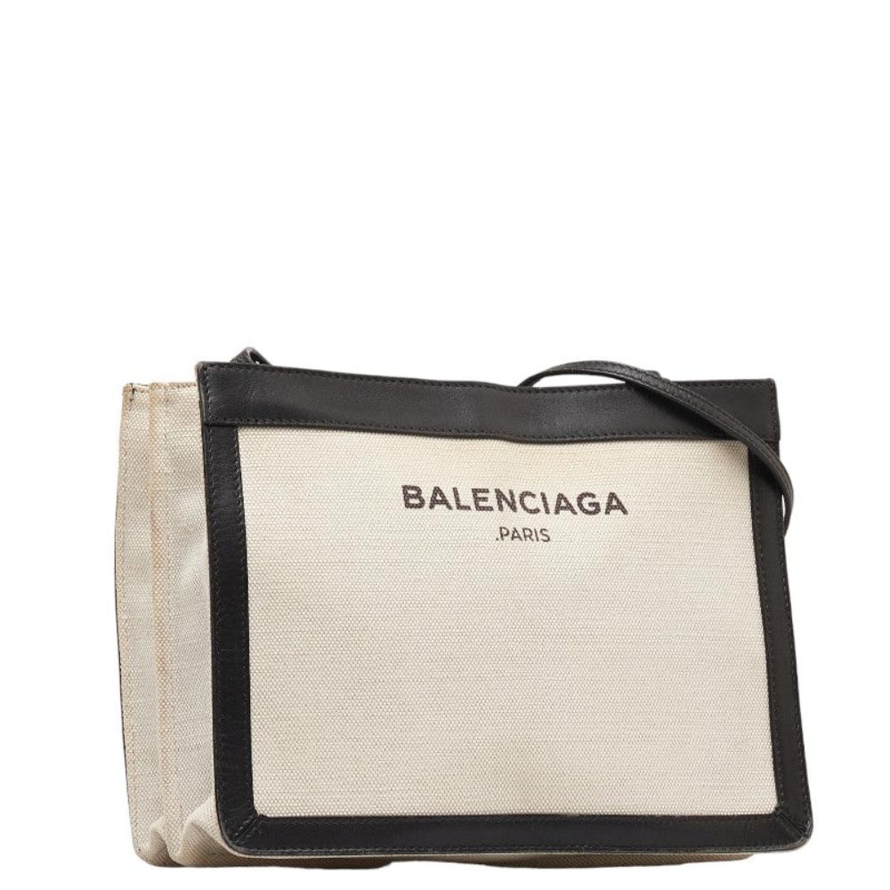 Beige Canvas Balenciaga Crossbody Bag