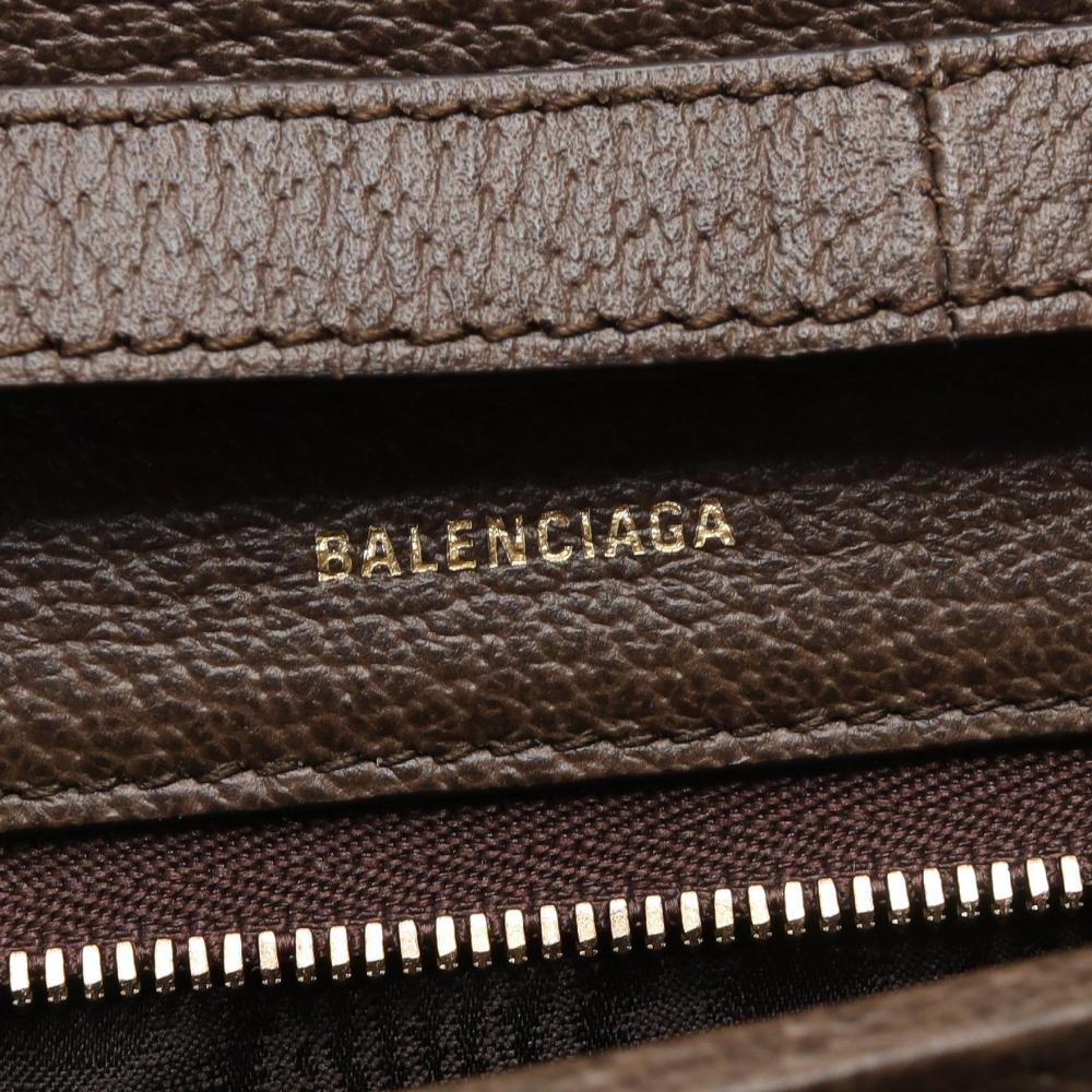 Beige Canvas Balenciaga Shoulder Bag