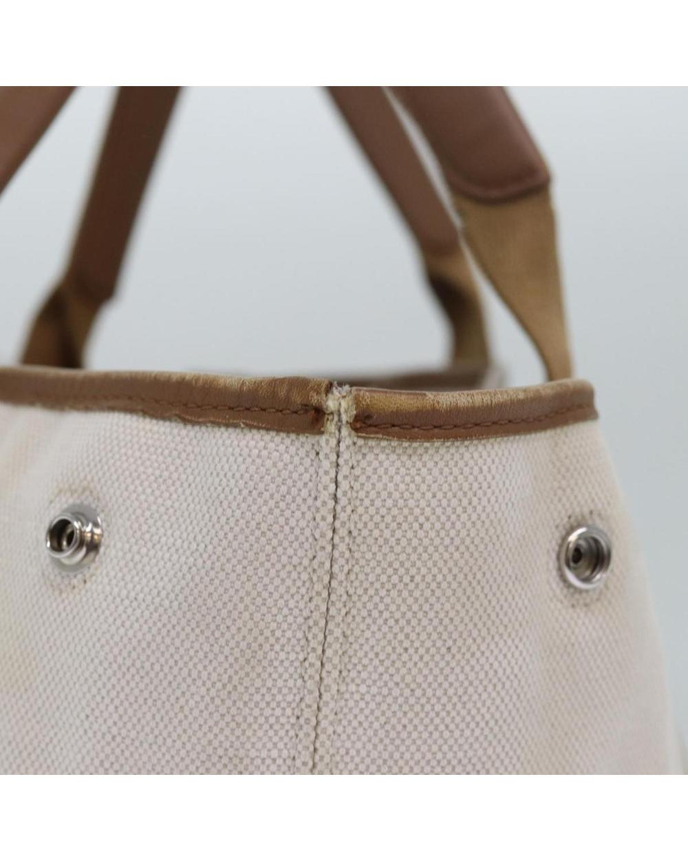 Beige Canvas Balenciaga Cabas