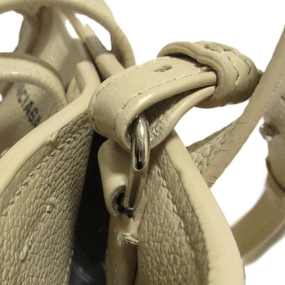 Beige Leather Balenciaga Everyday