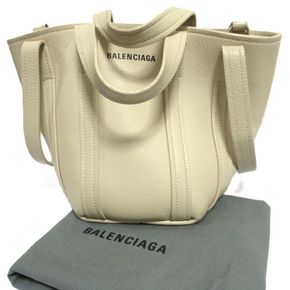 Beige Leather Balenciaga Everyday