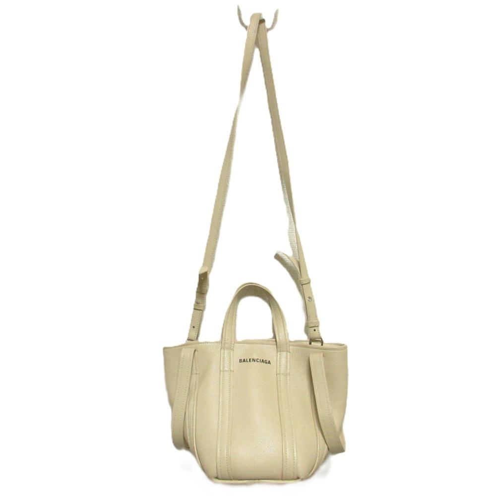Beige Leather Balenciaga Everyday