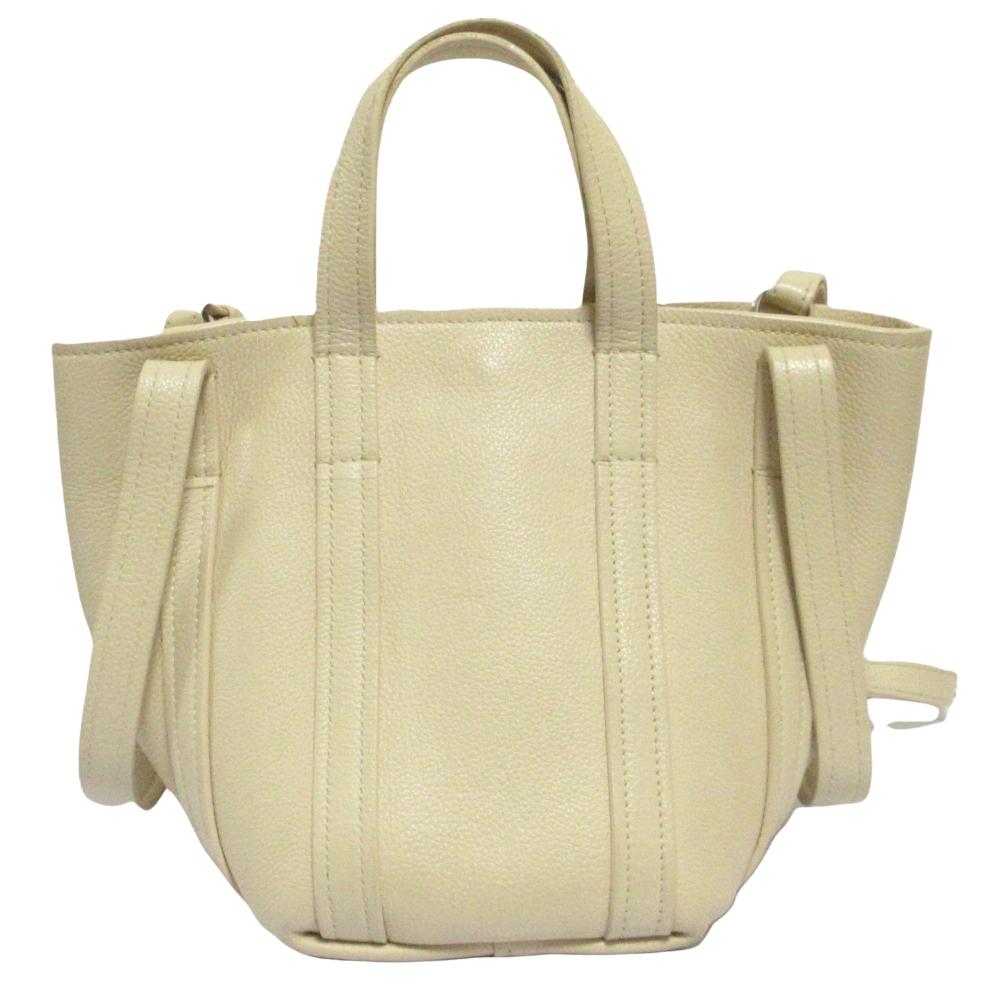 Beige Leather Balenciaga Everyday