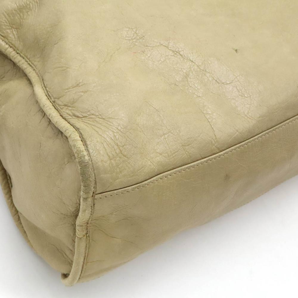 Beige Leather Balenciaga City