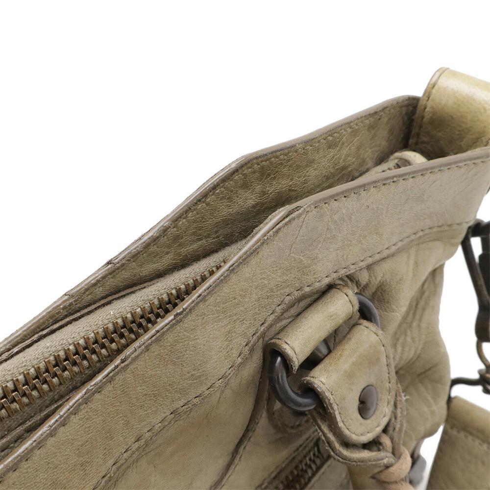 Beige Leather Balenciaga First