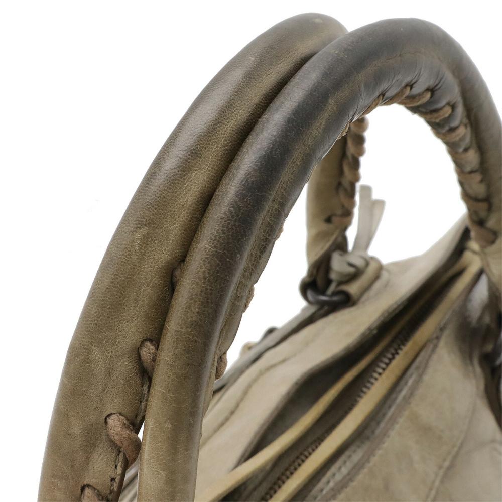 Beige Leather Balenciaga First