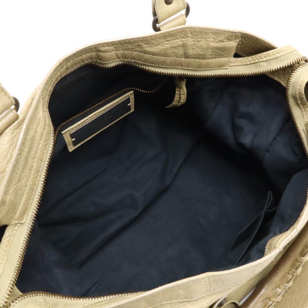 Beige Leather Balenciaga City