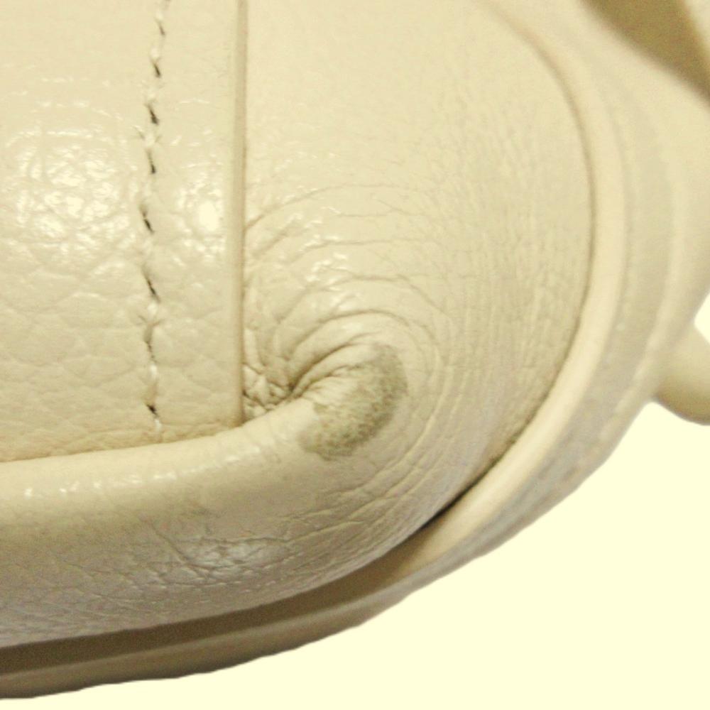 Beige Leather Balenciaga Everyday