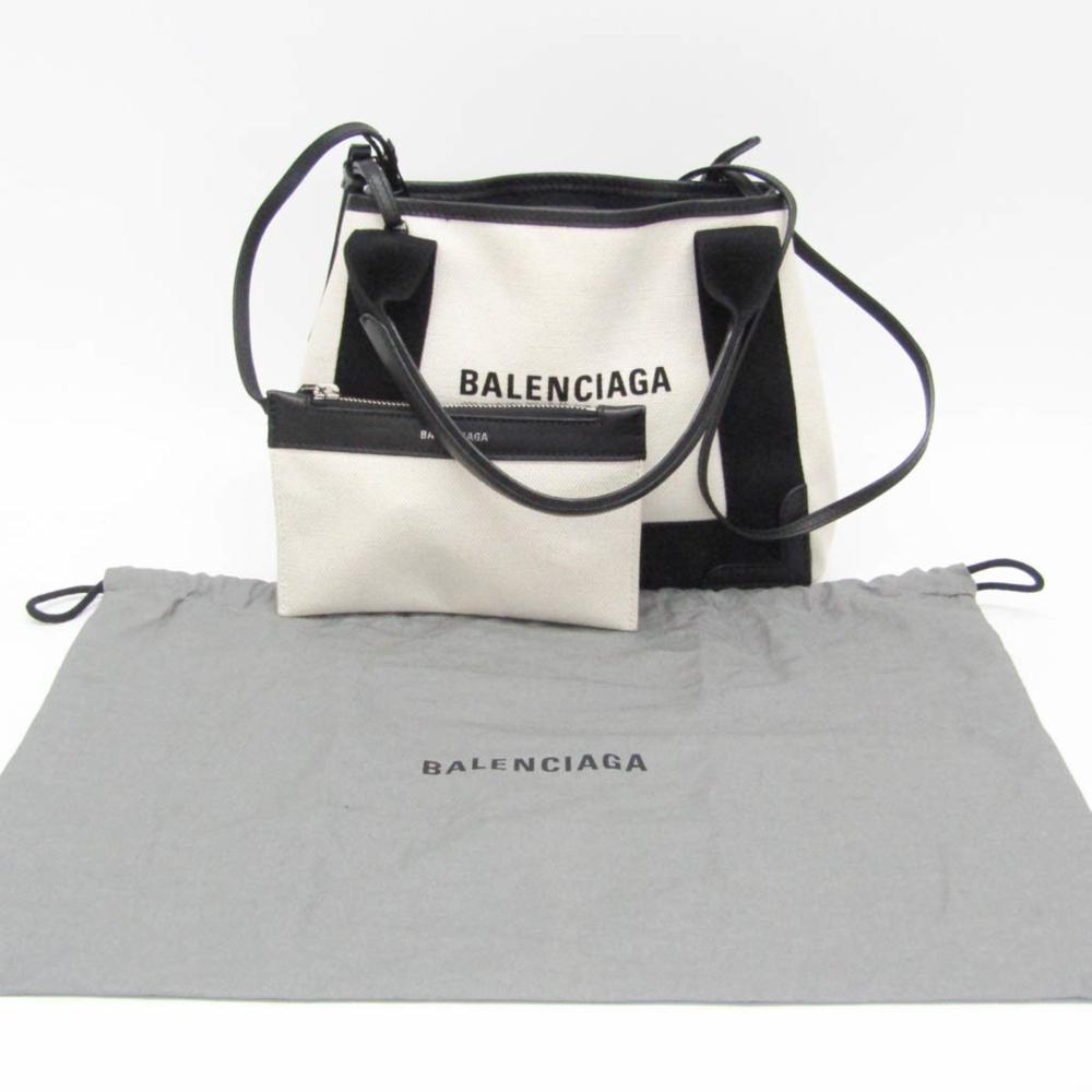 Black Canvas Balenciaga Cabas
