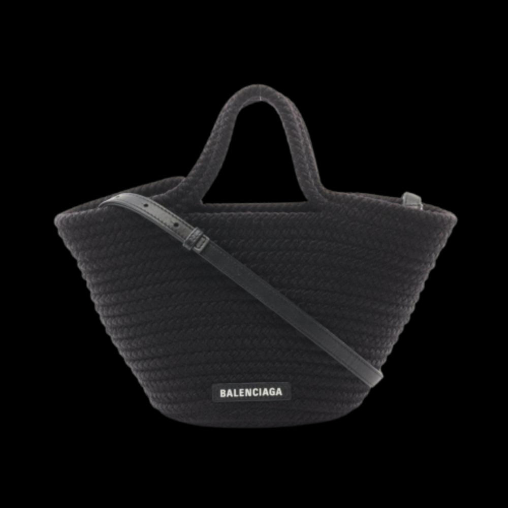 Black Canvas Balenciaga Handbag