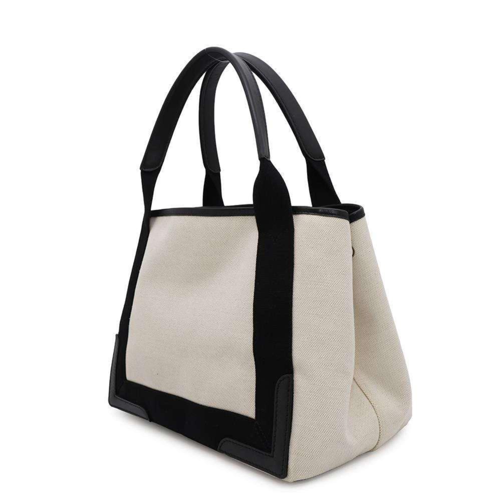 Black Canvas Balenciaga Cabas
