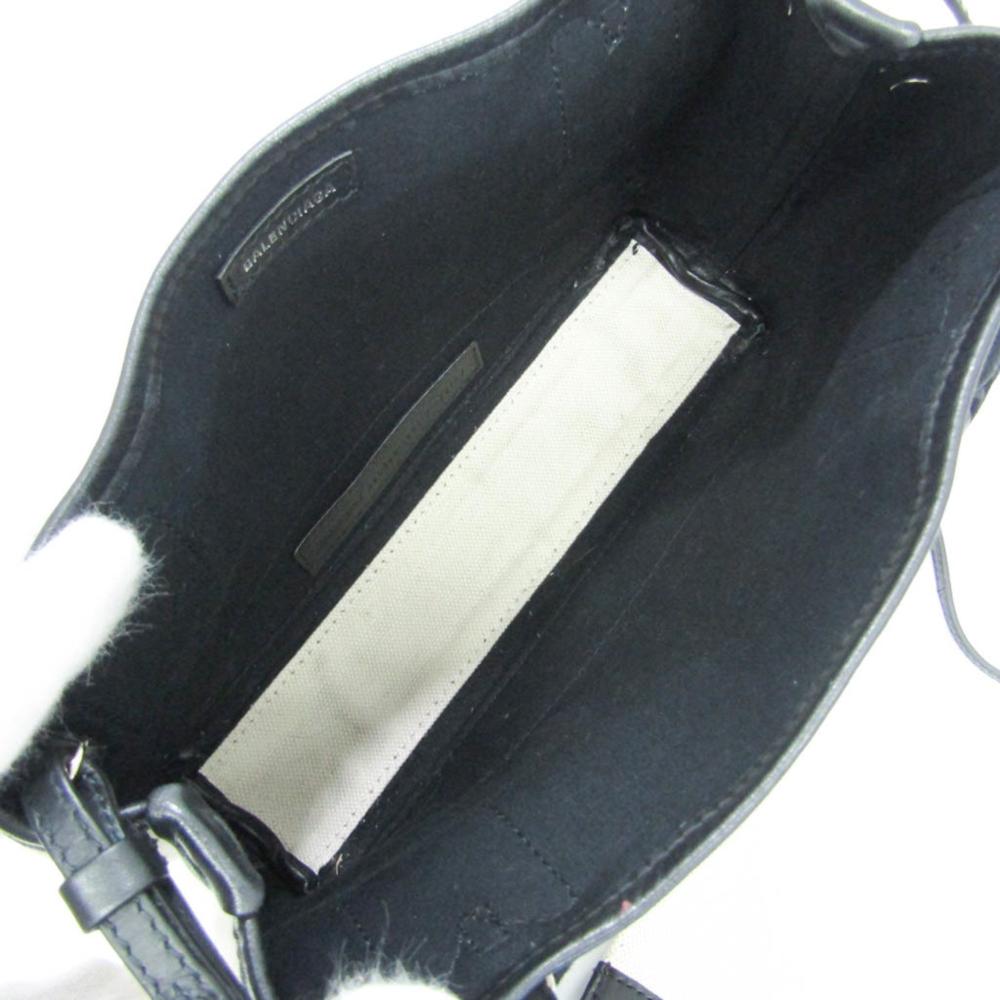Black Canvas Balenciaga Cabas