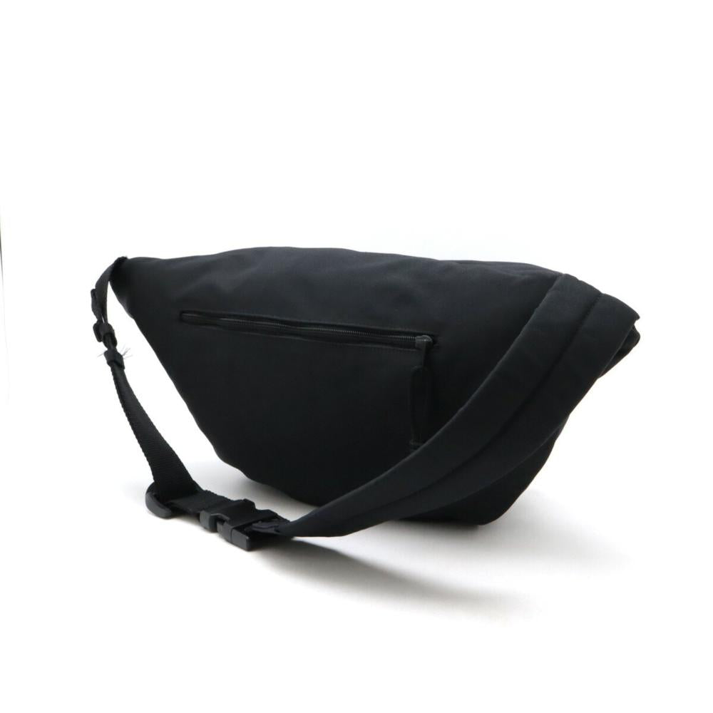 Black Canvas Balenciaga Belt Bag