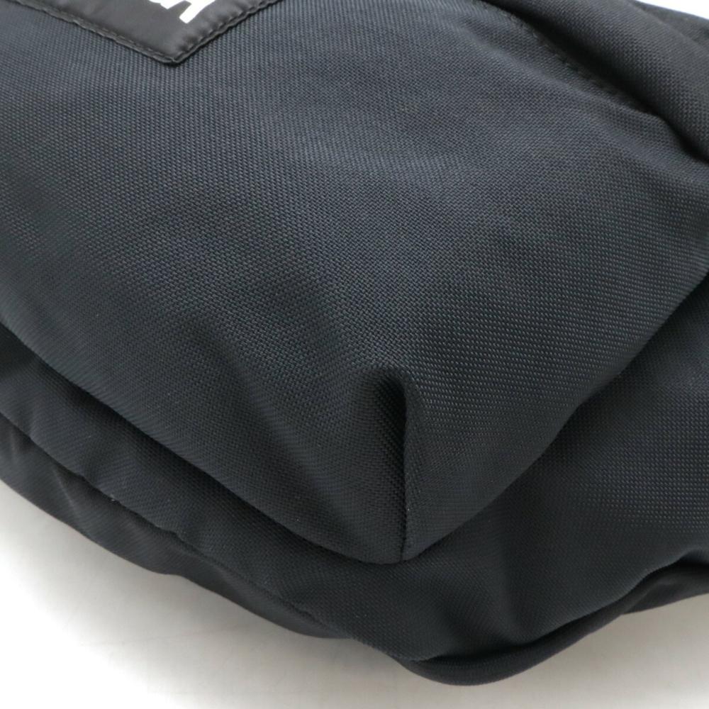 Black Canvas Balenciaga Belt Bag
