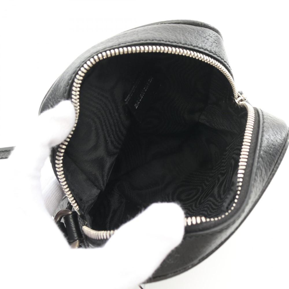 Black Canvas Balenciaga Shoulder Bag