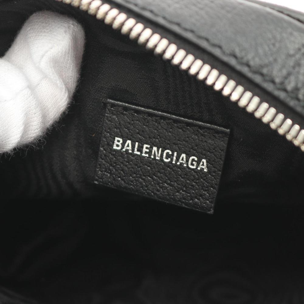 Black Canvas Balenciaga Shoulder Bag