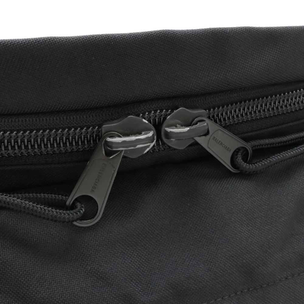Black Canvas Balenciaga Belt Bag