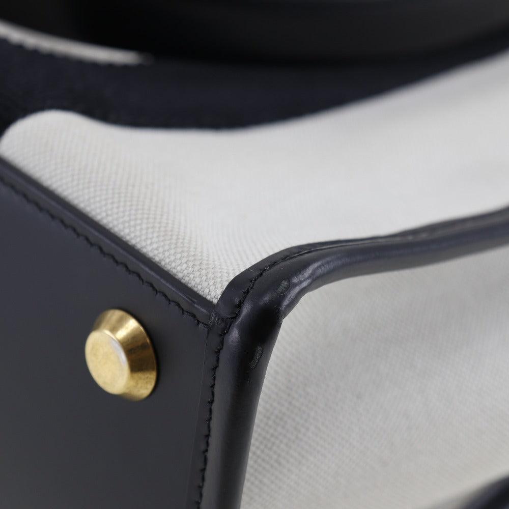 Black Canvas Balenciaga Tote