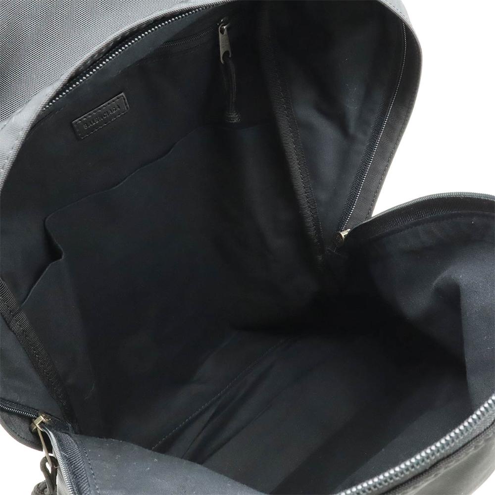 Black Canvas Balenciaga Backpack