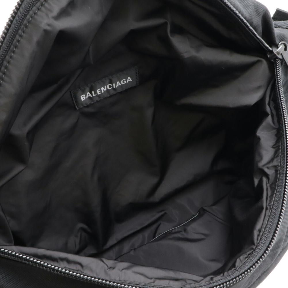 Black Canvas Balenciaga Belt Bag