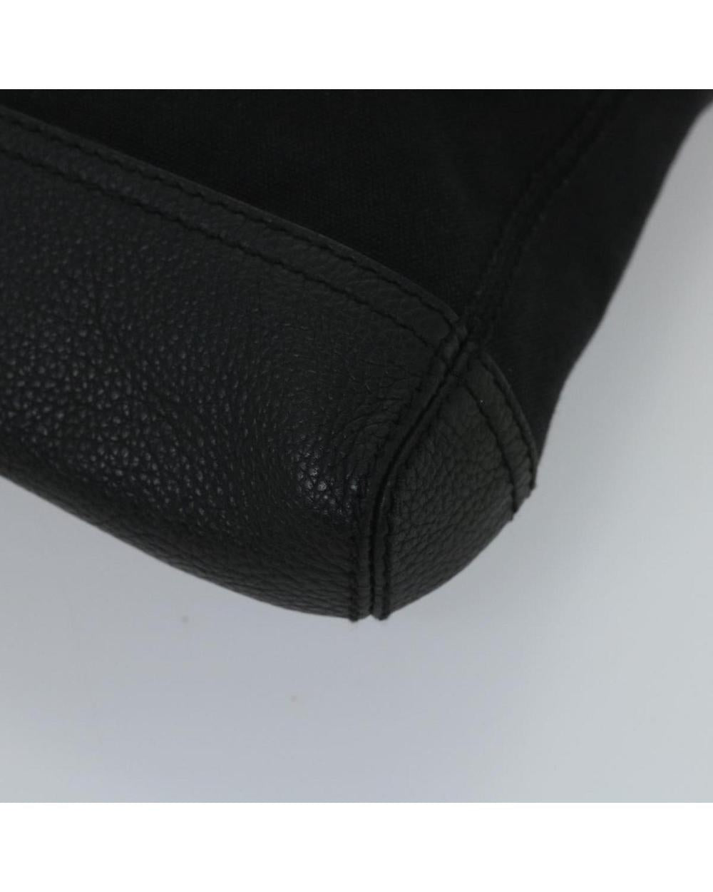 Black Canvas Balenciaga Clutch
