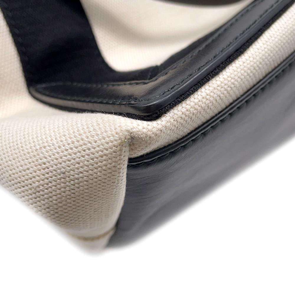 Black Canvas Balenciaga Cabas