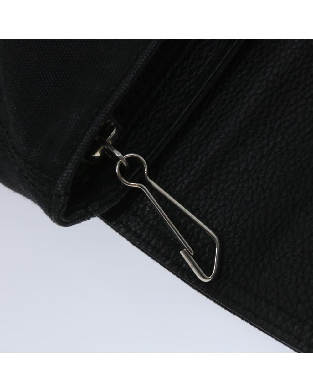 Black Canvas Balenciaga Clutch