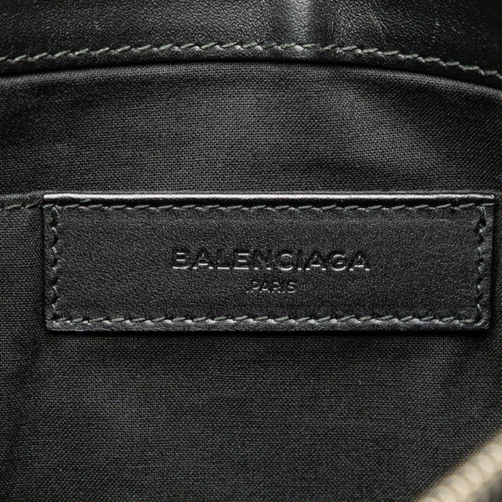 Black Denim Balenciaga Clutch