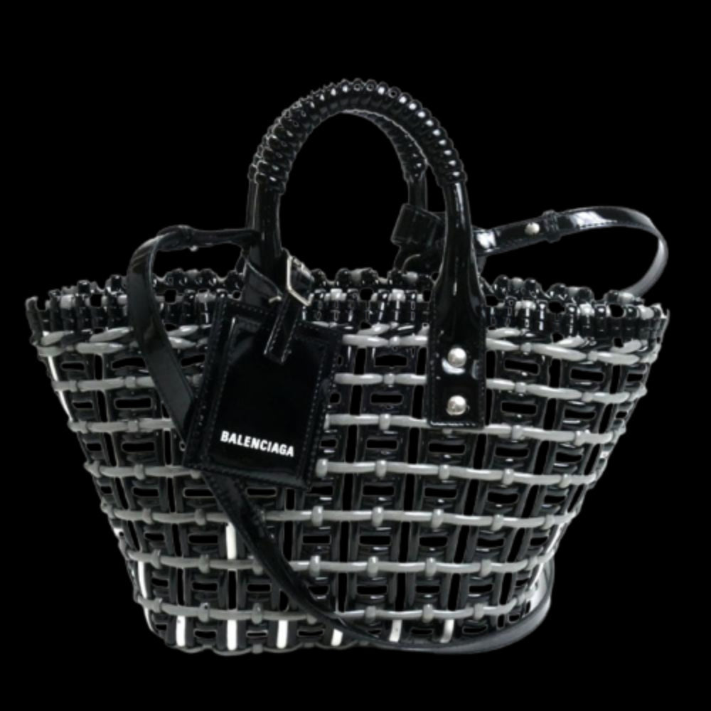 Black Fabric Balenciaga Shoulder Bag