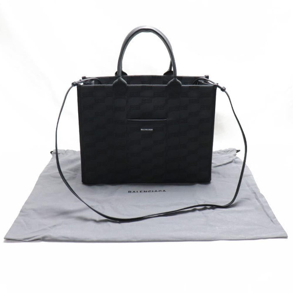 Black Fabric Balenciaga Shoulder Bag