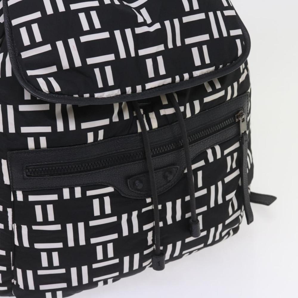 Black Fabric Balenciaga Backpack
