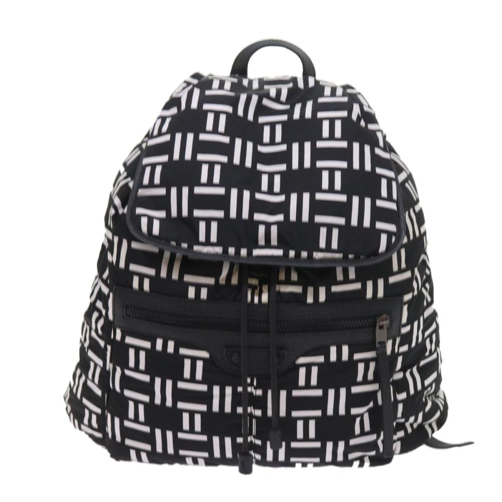 Black Fabric Balenciaga Backpack