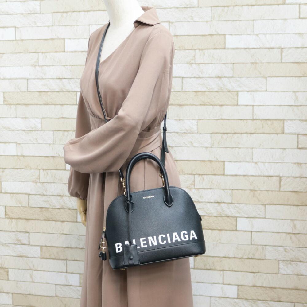 Black Fabric Balenciaga Shoulder Bag