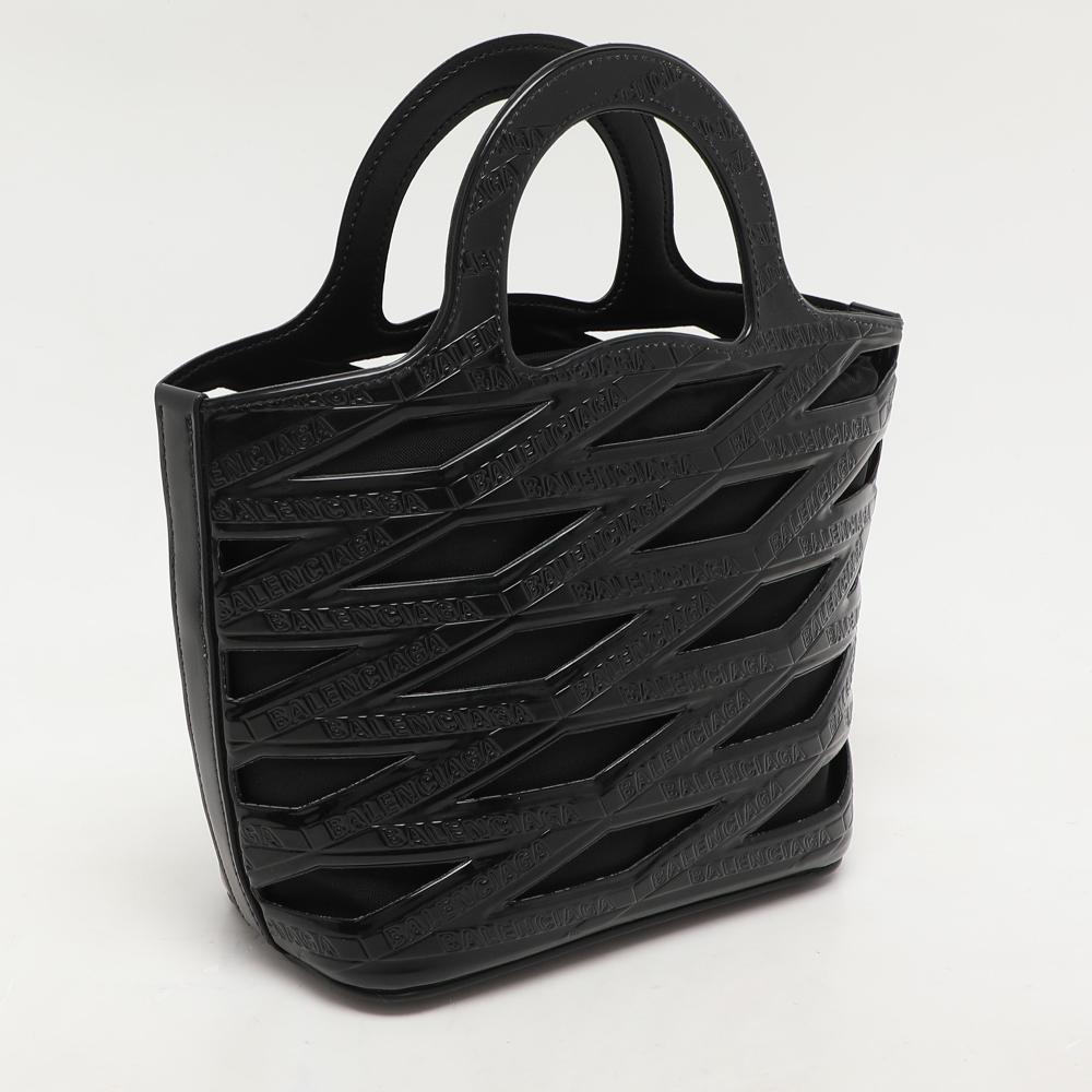 Black Fabric Balenciaga Tote