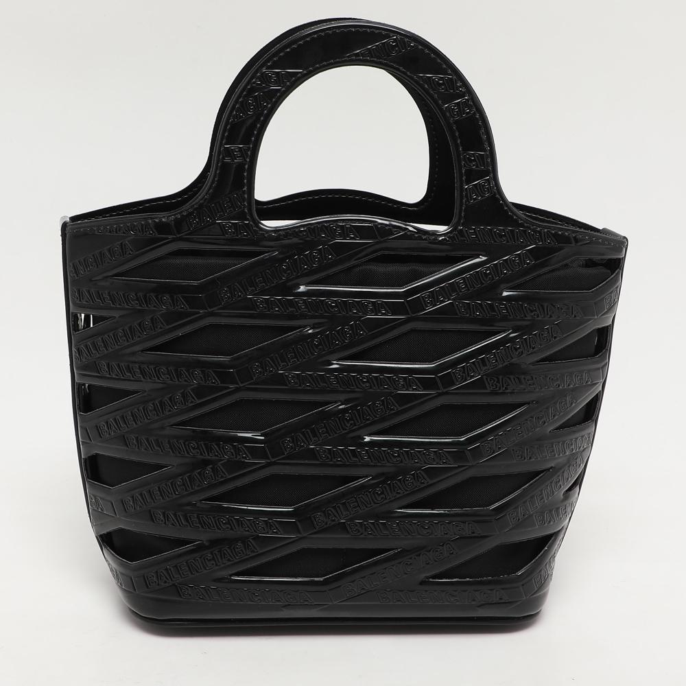 Black Fabric Balenciaga Tote