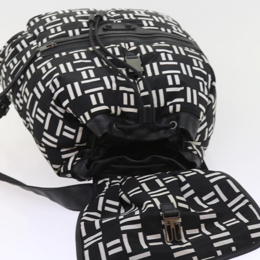 Black Fabric Balenciaga Backpack