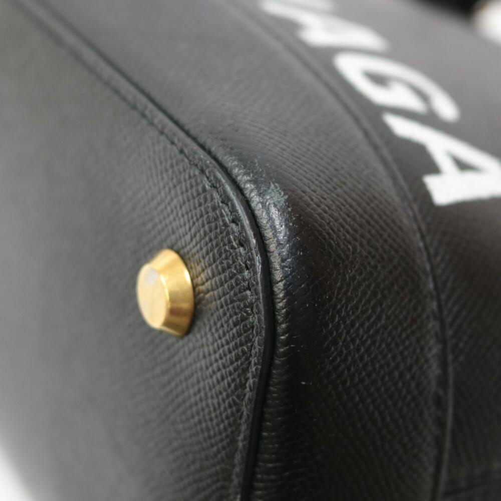 Black Fabric Balenciaga Shoulder Bag