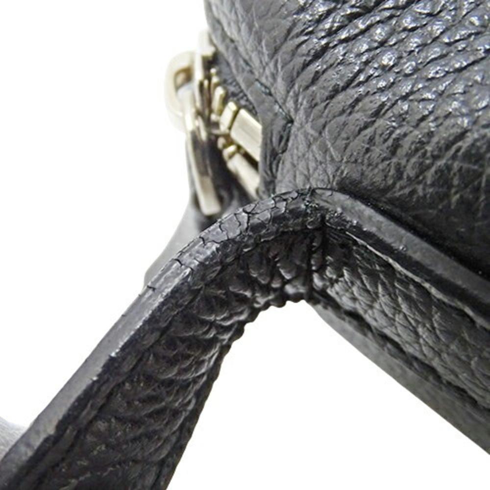 Black Leather Balenciaga Shoulder Bag