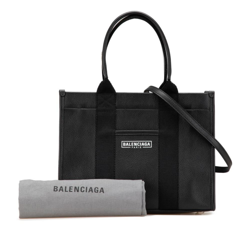 Black Leather Balenciaga Shoulder Bag