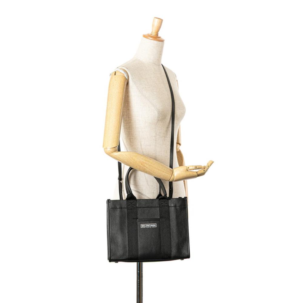 Black Leather Balenciaga Shoulder Bag