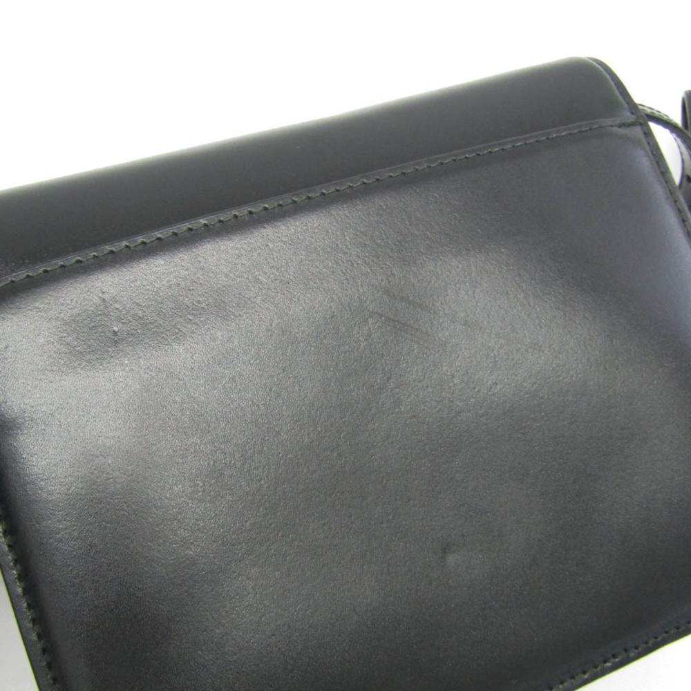 Black Leather Balenciaga Shoulder Bag