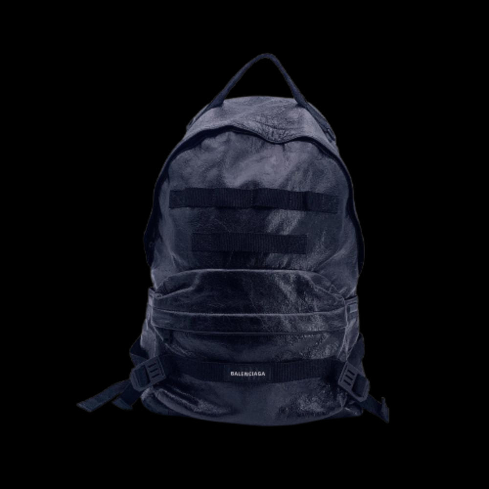 Black Leather Balenciaga Backpack