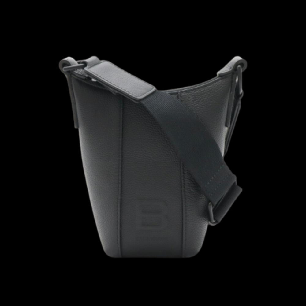 Black Leather Balenciaga Crossbody Bag